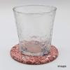 Mino Ware [Suusera] Water-Absorbent Ceramic Coaster, Approx. 10cm Diameter, Red, Stylish, Made In Japan, 458-0722