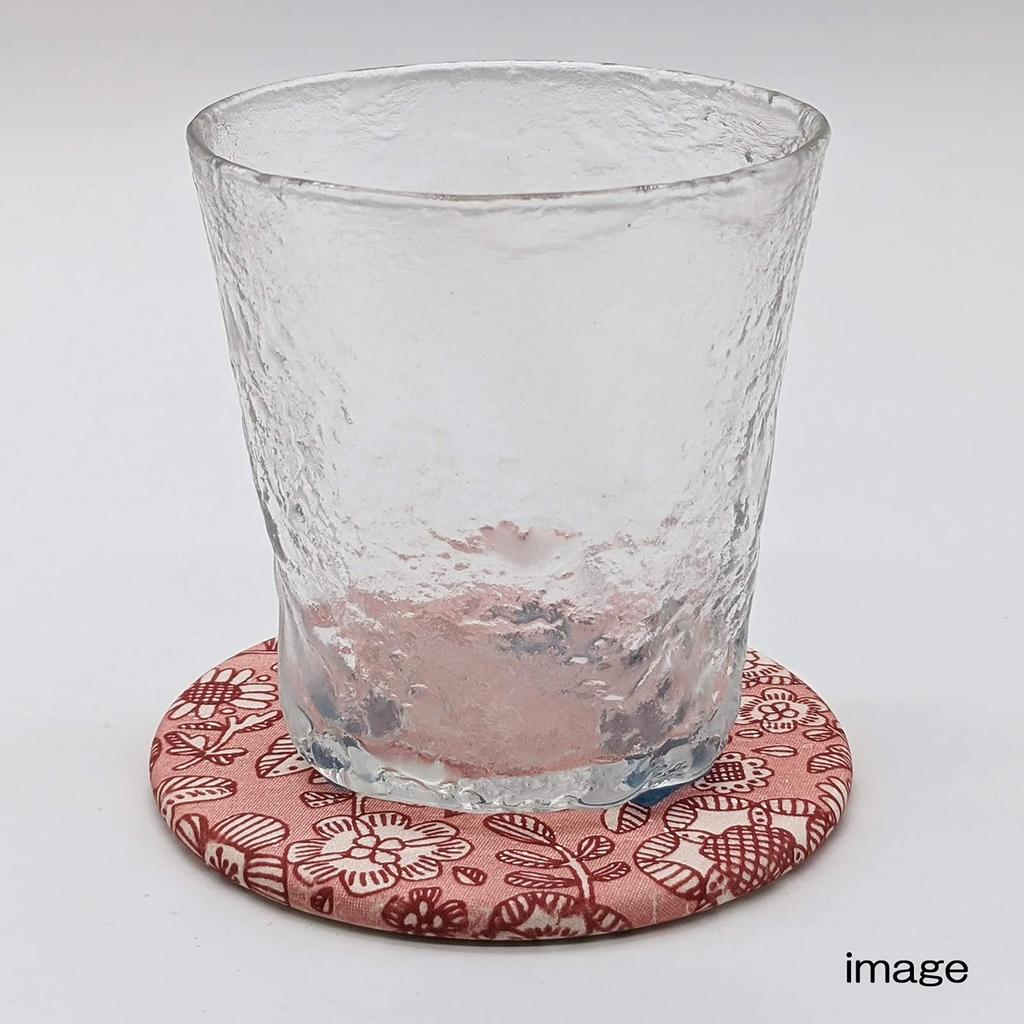 Mino Ware [Suusera] Water-Absorbent Ceramic Coaster, Approx. 10cm Diameter, Red, Stylish, Made In Japan, 458-0722