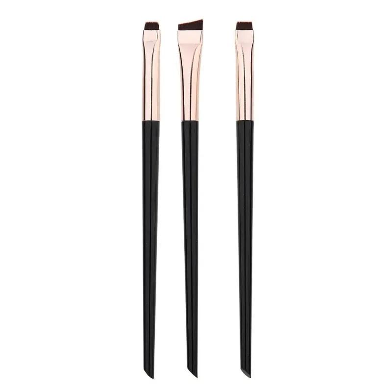 3Pcs/set Blade Eyeliner Brushes Eyebrow Brush Portable Flat Fine Eye Liner Brow Contour Makeup Brush Make Up Tool Wholesale 2026