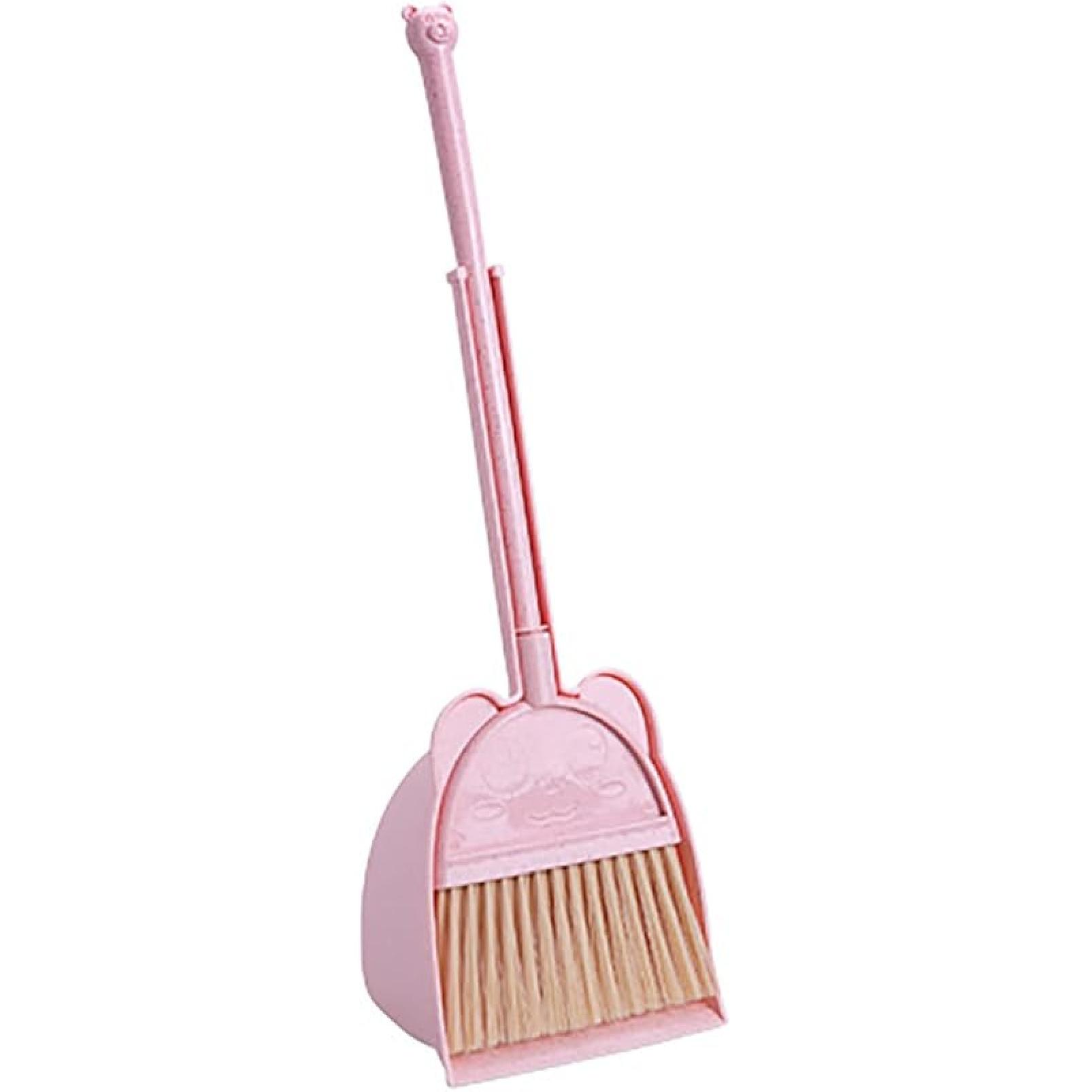 Children Small Broom and Dustpan Set Learning Sweeping Tool Broom A