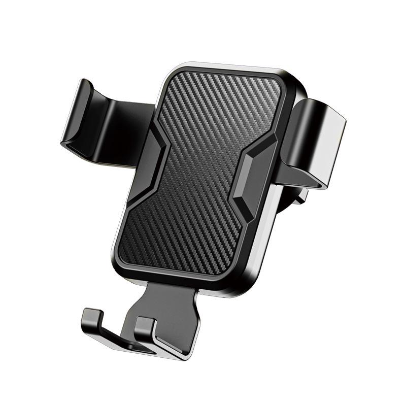 Soporte para teléfono y soporte de navegación para ventilación de coche activado por gravedad
