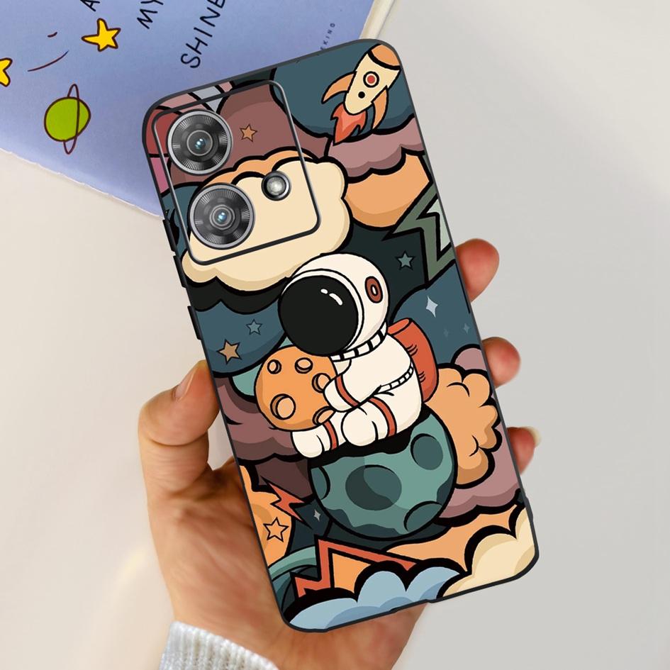 For Motorola Edge 40 Case Moto Edge 40 Neo 5G 2023 Cover Stylish Pattern Soft Slim Black Fundas For Moto Edge40 Edge40Neo Bumper