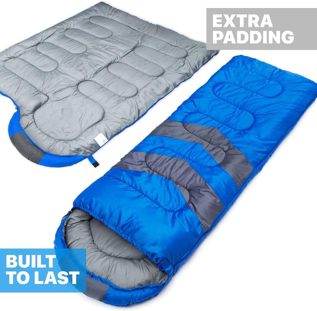 Adult & Children's Water-Repellent Sleeping Bag for Outdoor & Office Use.