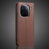 Magnetic Attraction Leather Case for Vivo iQOO 12 Pro / iQOO12 Pro Holster Flip Cover Case Wallet Phone Bags Capa Fundas Coque