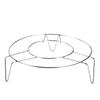 Stainless Steel Multifunctional Steaming Rack for Rice Cookers - Durable and Compact Sheet-Type Tripod
