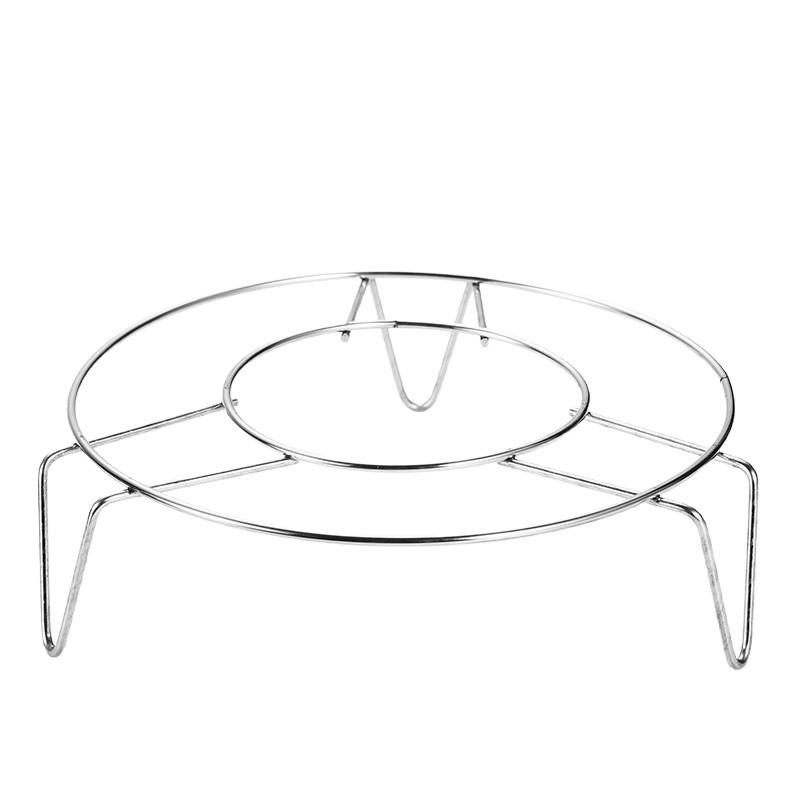Stainless Steel Multifunctional Steaming Rack for Rice Cookers - Durable and Compact Sheet-Type Tripod