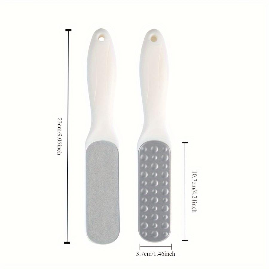 Double-Sided Foot & Hand Stone Remover Tool with Plastic Handle Remover for Heels Toenails & Cuticles Pedicure & Manicure Care