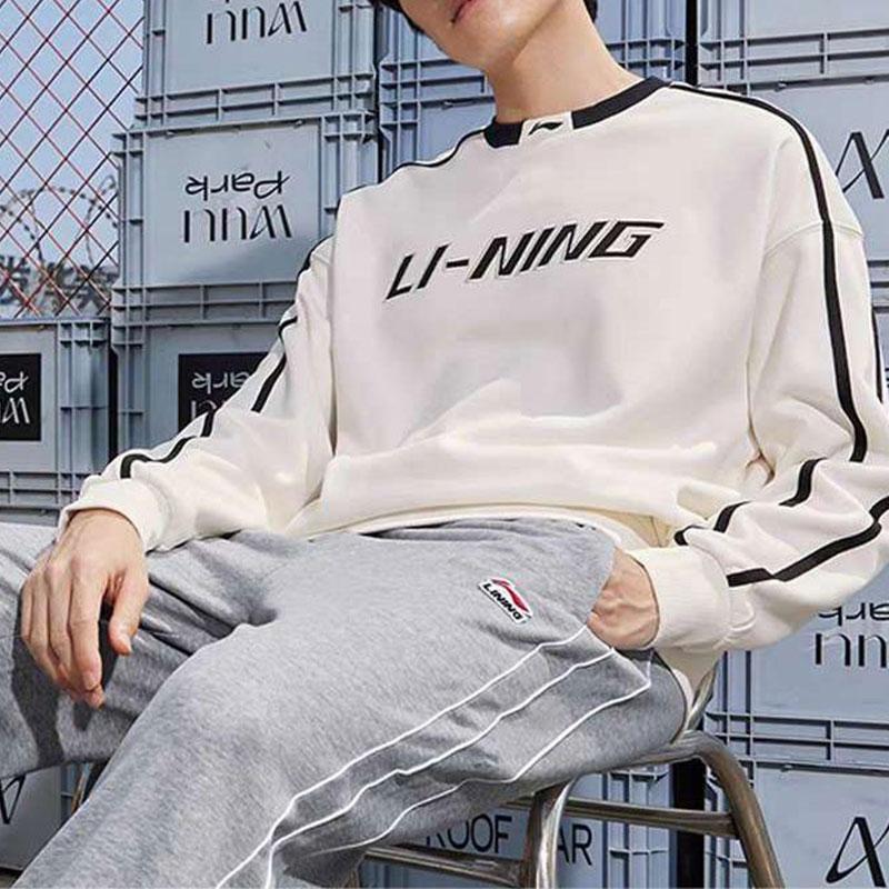 Li Ning Sweatshirts Unisex Crew Neck Moderate Regular YWDT541-1