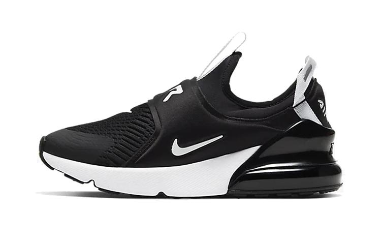 

Nike Air Max 270 Extreme Running Shoes Black White Kids CI1107-001 28