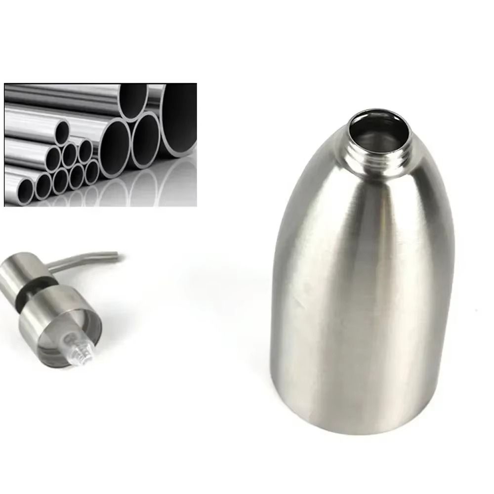 Silver Liquid Lotion Storage Bottles 500ml Shower Gel Bottles  Household