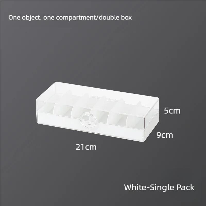 Data cable storage box, dustproof cable organizer with cover, power cable box, mobile phone desktop charging cable storage.