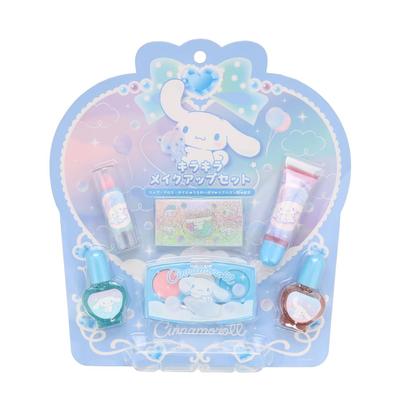 Shobido Sanrio Sparkly Makeup Set Washable with Soap Kids Cosmetics CM43884 (Cinnamoroll)