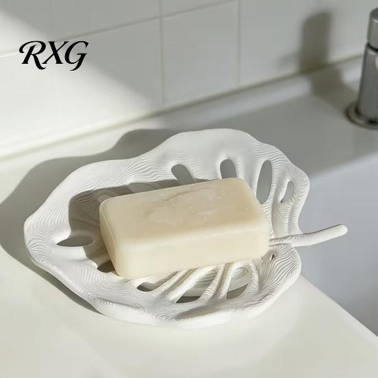 Soap Saver for Bathroom Self Draining Dish, Tortoise Shell Bamboo Shape, Durable PLA Keep Holder Dry Extend Life Tray, And Kitchen Portable Box