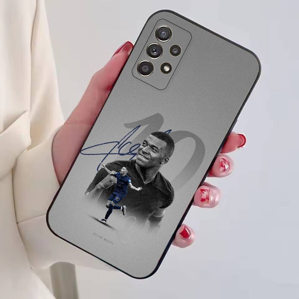 

Football S-Star M-MbappeS-S Phone Case For Samsung S25,S24,S21,S22,S23,S30,Ultra,S20,Plus,Fe,Soft Silicone Black Cover Samsung S25ULTRA