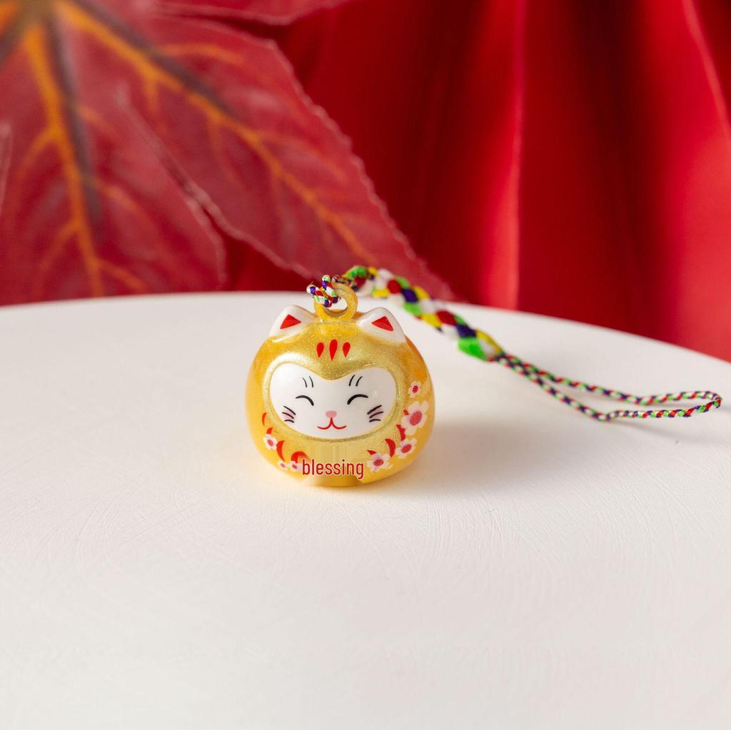 Japoński Kot Maneki-neko i Daruma Wisiorek na Szczęście Prezent