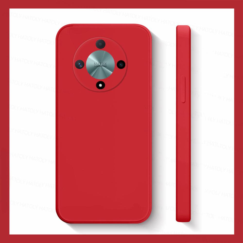 Tekuté silikonové pouzdro Honar X9b Měkká matná ochrana fotoaparátu Zadní kryt pro Honor X9A X9B Magic 6 Lite 5 Lite pouzdra