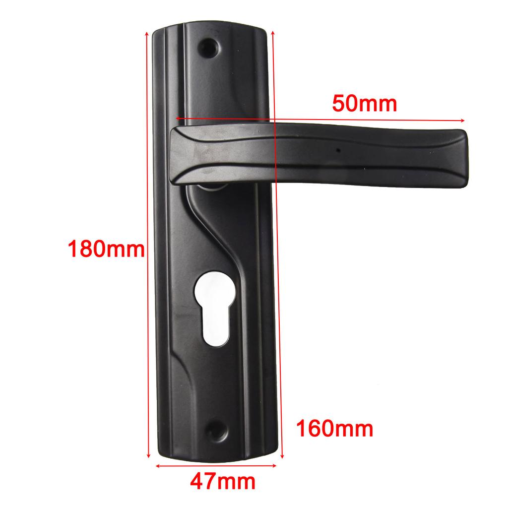 Door Handle Lock With Keys Door Lock Set Hardware Indoor Bedroom Heavy-duty Door Lock Handle Kit Safety Door Lock Accessory