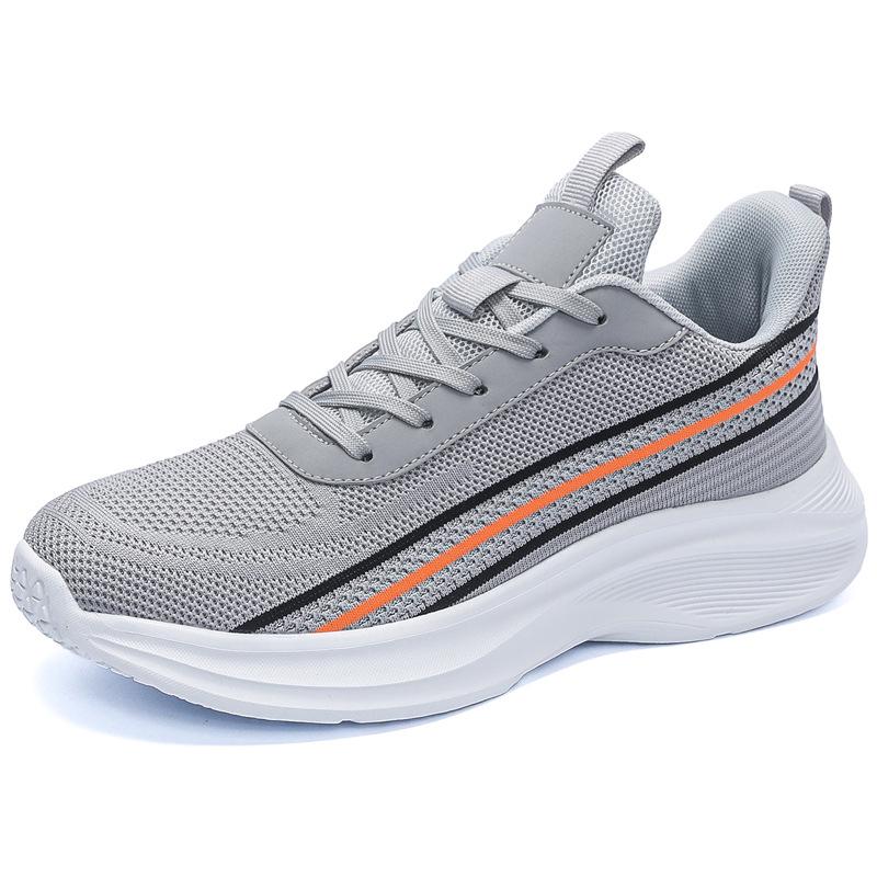 Spring-Summer Men's Plus Size Shock-Absorbing Running Shoes - Super Light and Casual