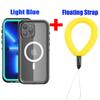 Magnetic Charging IP68 Waterproof Case For Apple iPhone 16 15 14 13 Pro Max Plus Drop proof Cover Diving Swim outdoor sport