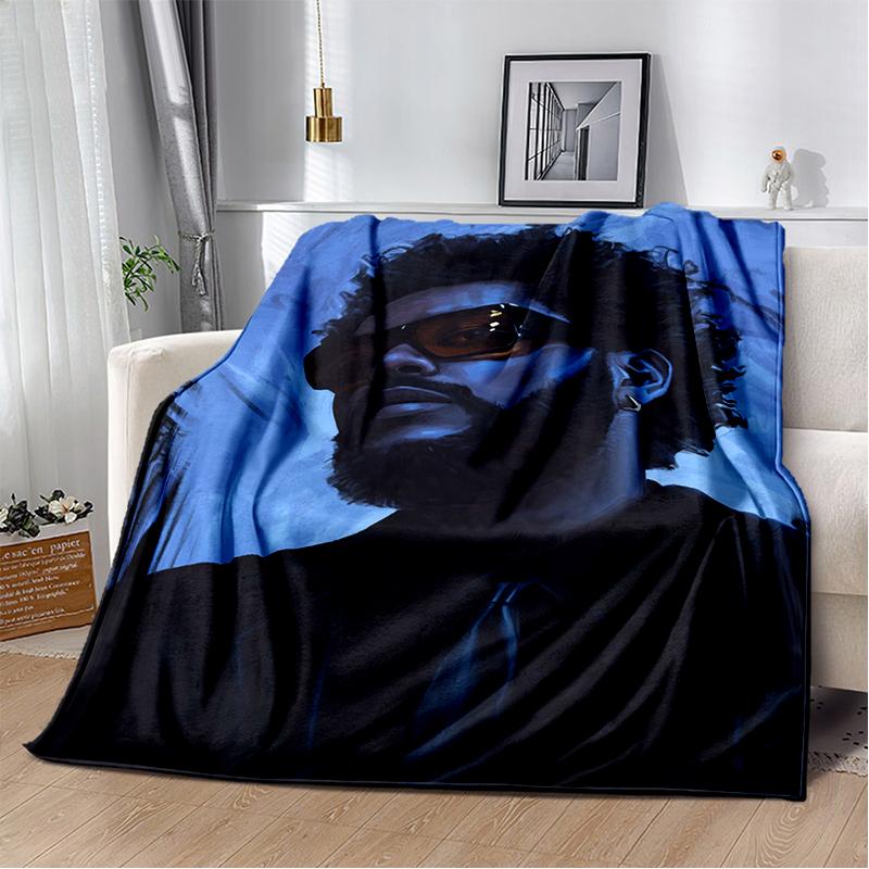 Manta 3D The Weeknd X.O Cantante R&B, Manta Suave para Hogar Dormitorio Cama Sofá Picnic Viaje Oficina Manta Cubierta Regalo Niños