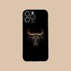 Bull Head Phone Case for iPhone 17 16 15 14 13 12 11 X XR XS Air Pro Max Plus Mini Soft TPU Clear Cover