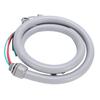 Power Whip Assembly 3 4inch 6ft Nonmetallic Liquid Tight Flexible Electrical Conduit with Wire for Small Split Air