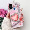 Clear For Samsung A21s SM-A217F SM-A217M Cover For Samsung Galaxy A21s Case Cute Luxury Butterfly Love Flowers Cool Painted