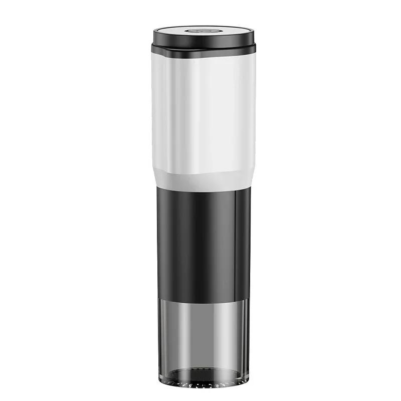 

Электрическая шлифовальная машина из нержавеющей стали, портативная кофемолка, высокоточная шлифовальная машина, сердечник порошка, можно регулировать зарядку через USB белый