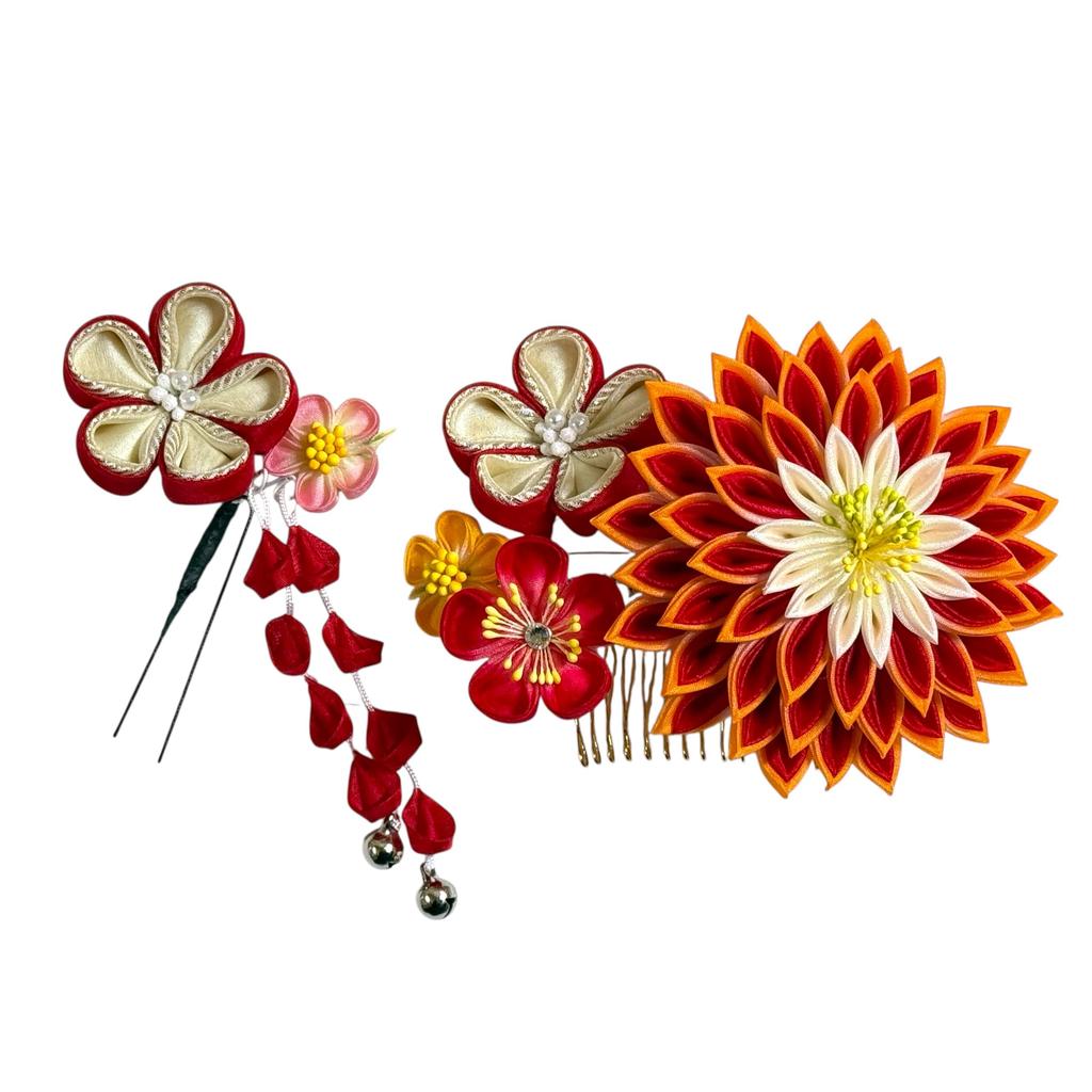 Hårprydnad för ceremoniell kimono Myndighetsfirande (Netto) KZ-5