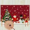 Christmas Table Mats Holiday Dining Placemats for Xmas Table Decor Snowflake Table Runner Waterproof Festive Accessories