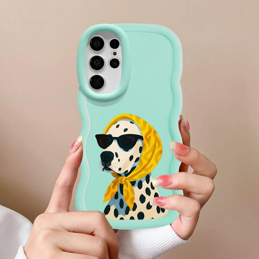 Case for Samsung Galaxy A25 S20 FE S23 Plus S24 S22 Ultra S21 S25 A26 Soft Phone Cover A34 A24 A55 A35 A54 A36 Cartoon Dog Duck