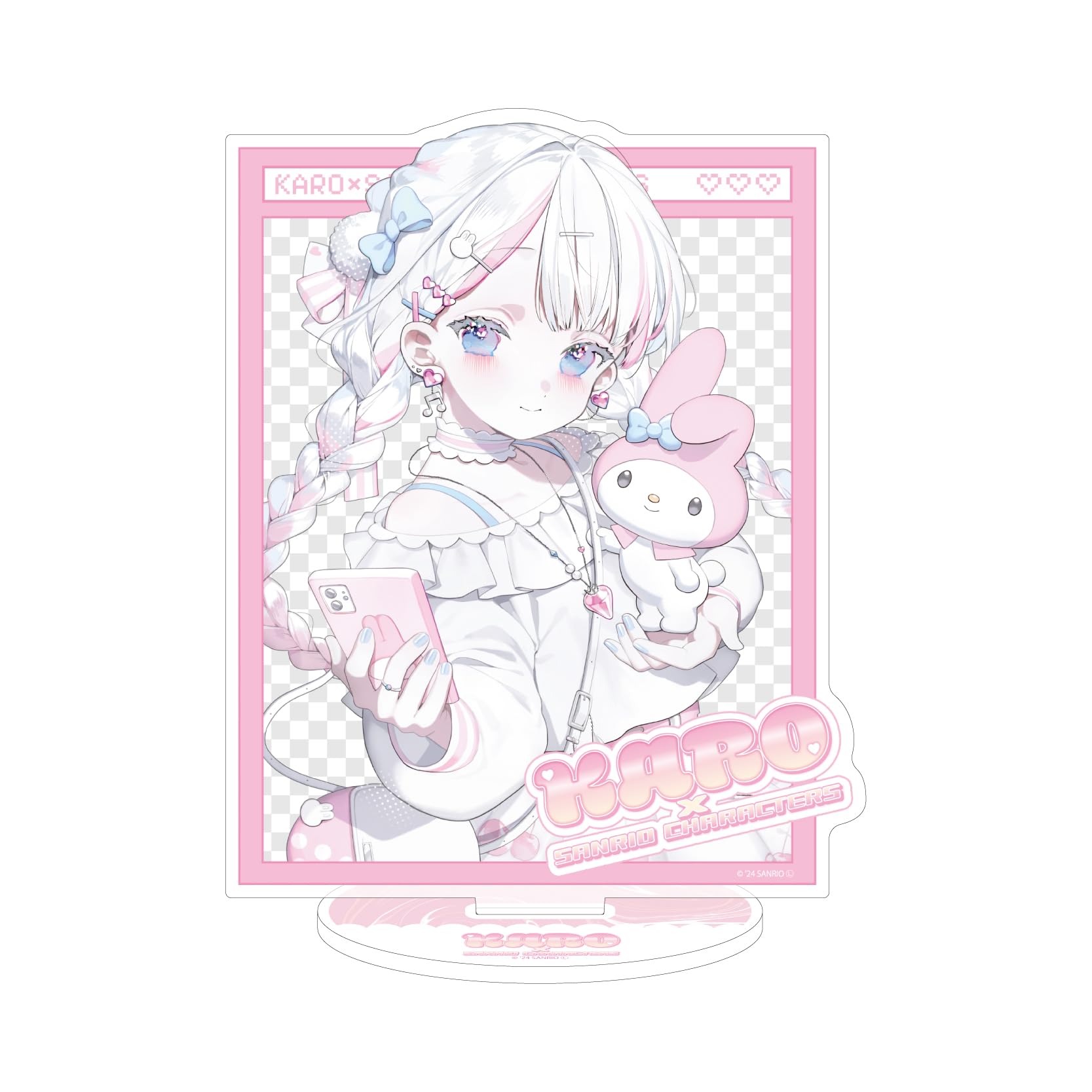 

Нацуро x Персонажи Sanrio 03 Акриловая подставка «Моя Мелодия» [Иллюстрация для коллаборации]