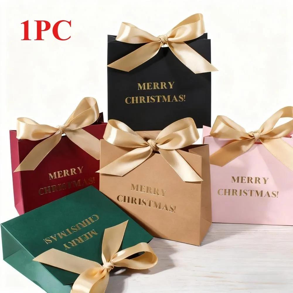 2025 New Style European Christmas Gift Box, Internet Celebrity Fresh and Elegant High-end Feeling "Merry Christmas" Empty Box
