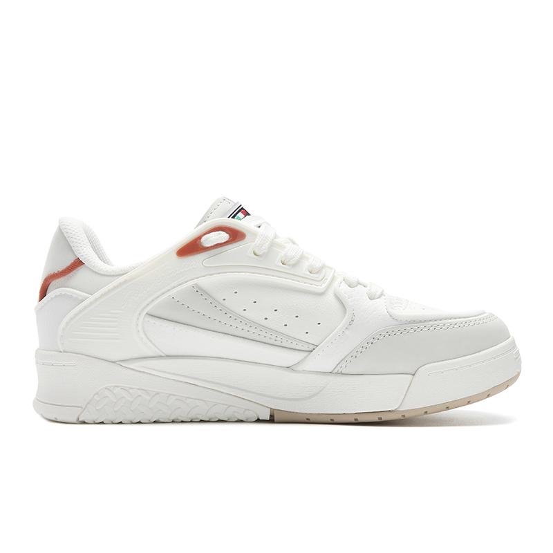 FILA Cushioning Abrasion Resistant Lightweight Low top Skateboard Shoes Women's Snow/Brandy Orange F12W621216FSA