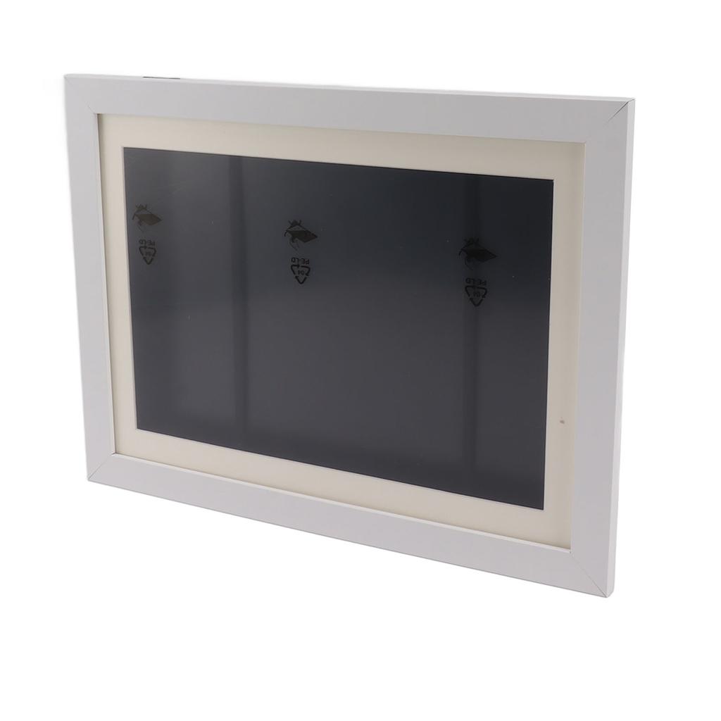 Kids Art Frame Density Board PS Magnetic Front Opening Changeable Artwork Display Frame Holds 50PCS Pictures for Crafts