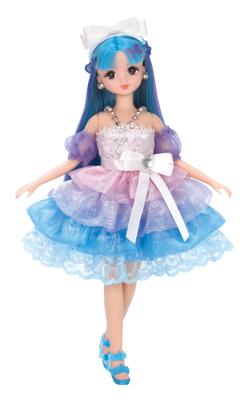 Kleid Aqua Curl Kleid Set Gradient Star Licca-chan