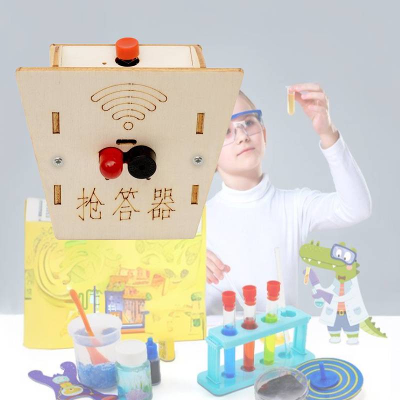 Keyboard Science Experiment Diy Handmade Answering Machine Assembly Fun Model