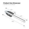 BME1 2Pcs 3D Metal Car Emblem Stickers Fender Trunk Badge Decals For BYD Atto 3 Yuan Plus Han Tang EV F3 E6 Dmi Song F0 Qin Pro G3 I3