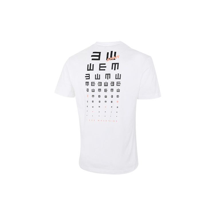 adidas Iseem Gfx Tee Outdoor Sports Print Round Neck Short Sleeve Unisex Tops White GN7335