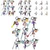 Genshin Impact Porte-clés Figurine Pendentif Ornement Cadeau d'Anniversaire Acrylique