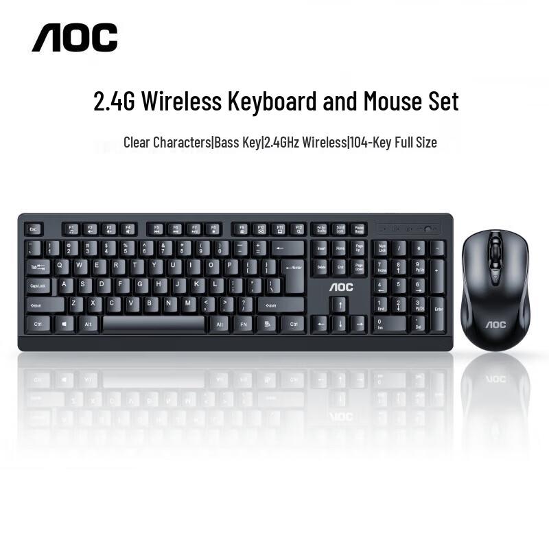 AOC KM210 Wireless Keyboard and Mouse Combo