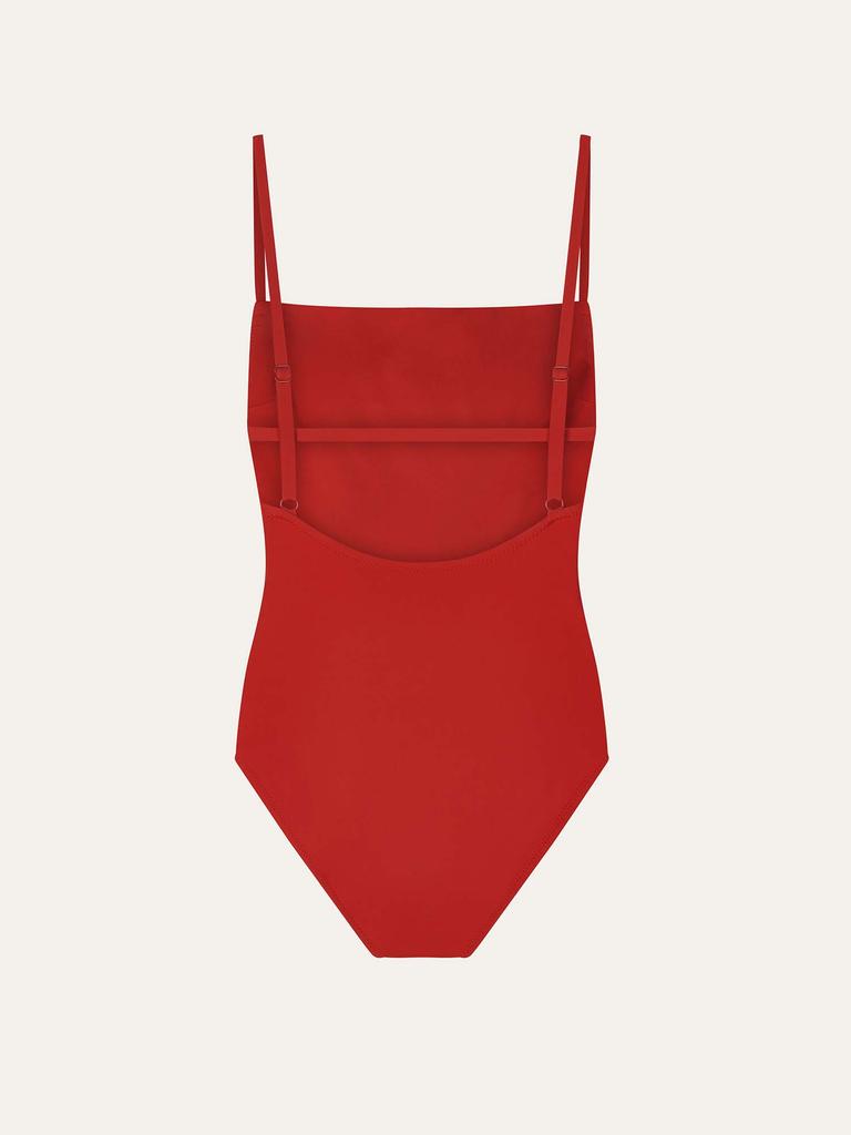 Obeleu Clean Line Swimsuit - Red