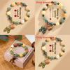 Vintage Lotus Beaded Bracelet For Men And Women With Chinese Style And Spiritual Symbols