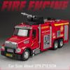 1:32 Alloy Fire Engineering Vehicle Series Model Diecast Car Toys Water Truck Doors Opened Rubber Tires Container Festival Gifts
