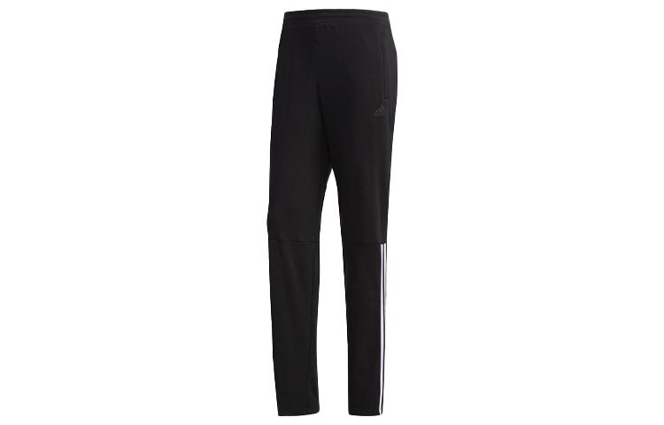 Мужские вязаные спортивные штаны Adidas Черные Умеренно прямые Штаны DW4613 XL
