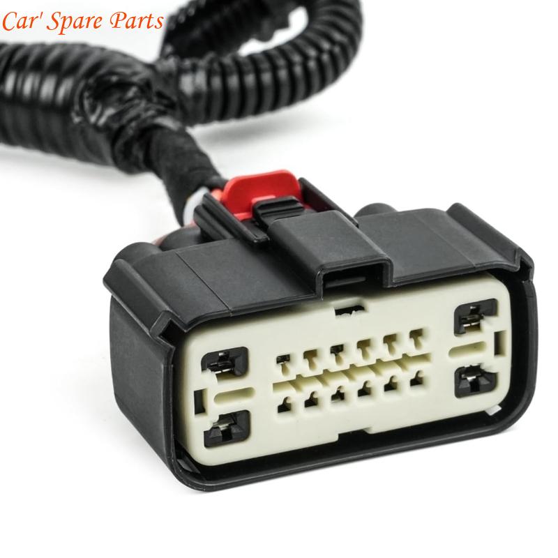 Y4UA HL3Z-13A576-D HL3Z-13A576-B for 2015-2020 Trailer Rear Bumper Tow Connector Wiring Harness Replacement Accessories CN