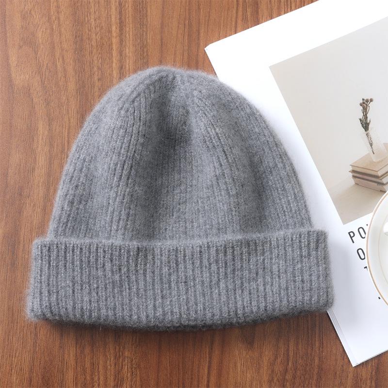 Cozy Autumn & Winter Wool Hat: Thick, Knitted, Ear-Protecting Beanie for Students & Couples