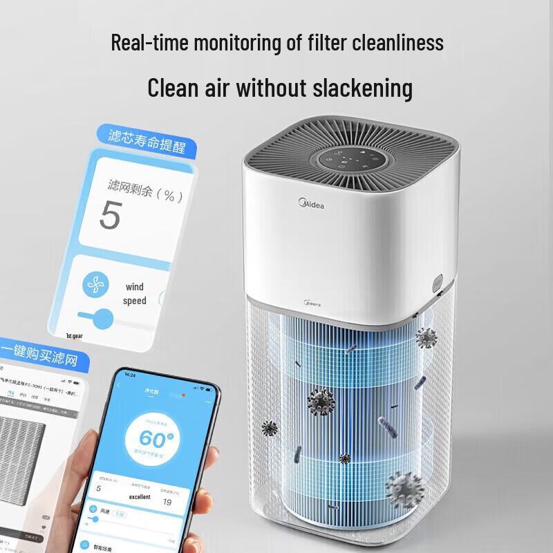 Midea KJ400G-Z1 Pro Air Purifier CN plug (adapter included)