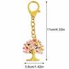 [YISHUI] Good Luck and Wealth Keychain with Cherry Blossom Tree Design - 9 Little Birds, Spring Energy Amulet, Wealth Expansion, New Beginnings,