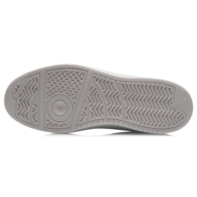 Li Ning Sports Life Collection Leather Comfortable Abrasion Resistant Breathable Low Top Skateboard Shoes Women's AGCQ578-6